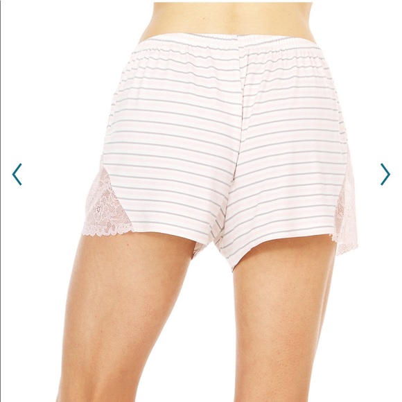 *SOLD* NWT Flora by Flora Nikrooz 2 Pack Pajama Shorts Floral Stripes Size S - Picture 4 of 4